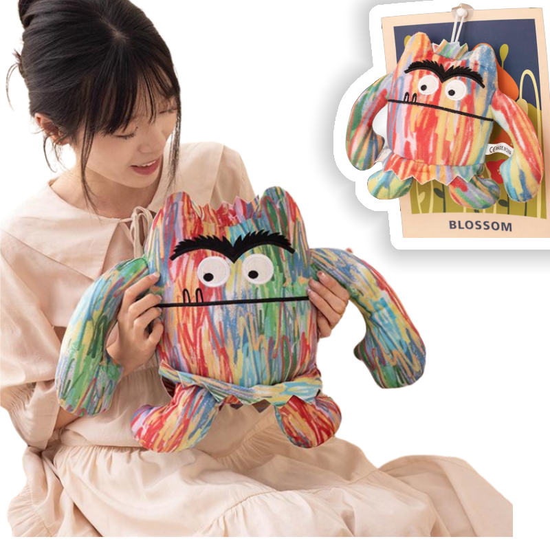 Home Cinema Chairs - Creative Colorful Monster Throw Pillow Dolls