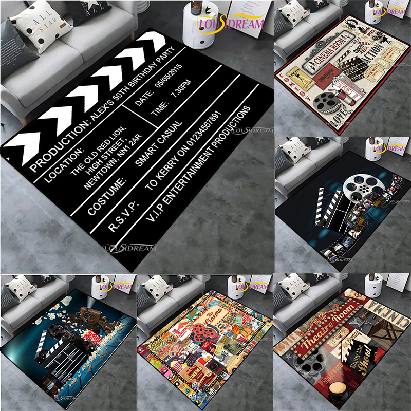 Home Cinema Gifts - Vintage Projector Theme Movie Night Clapperboard