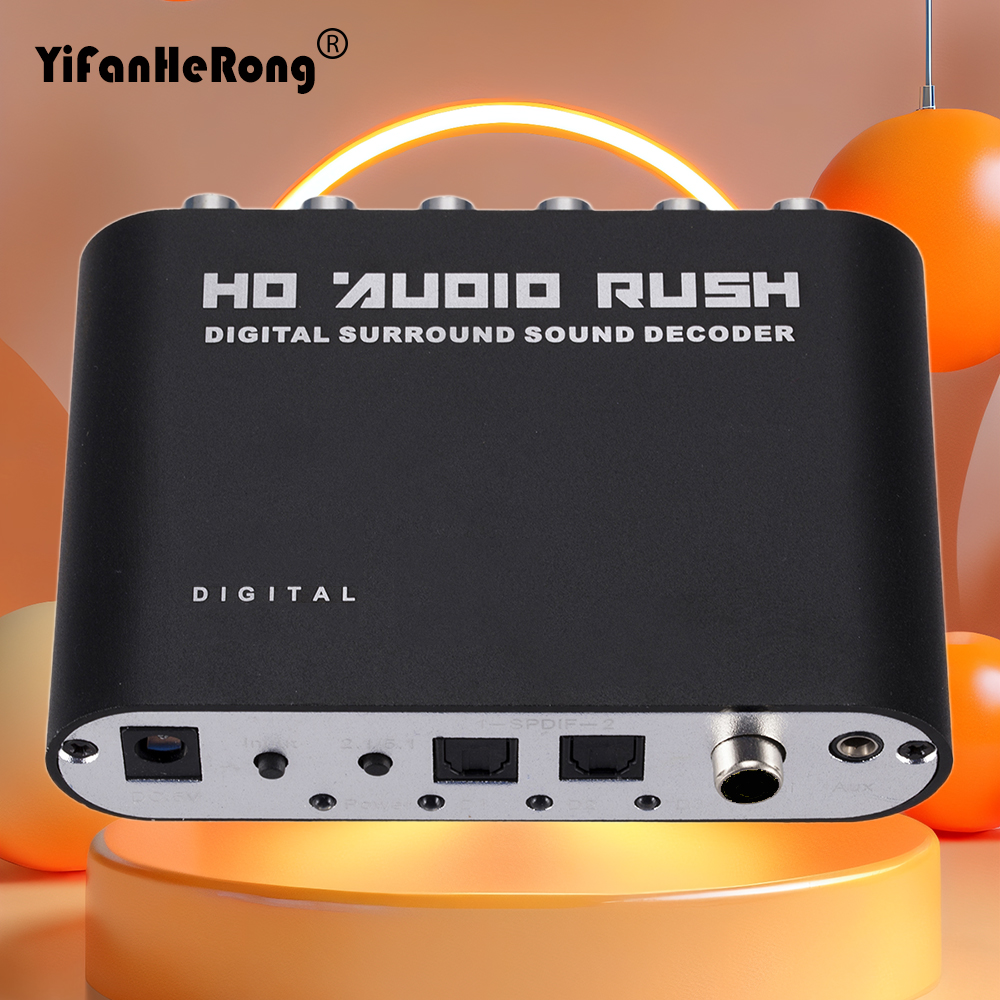 Surround Sound Decoder - AC3 Audio Digital to Analog 5.1
