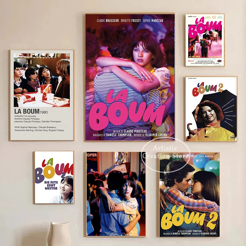 Home Cinema Gifts - La Boum Vintage Movie Posters First