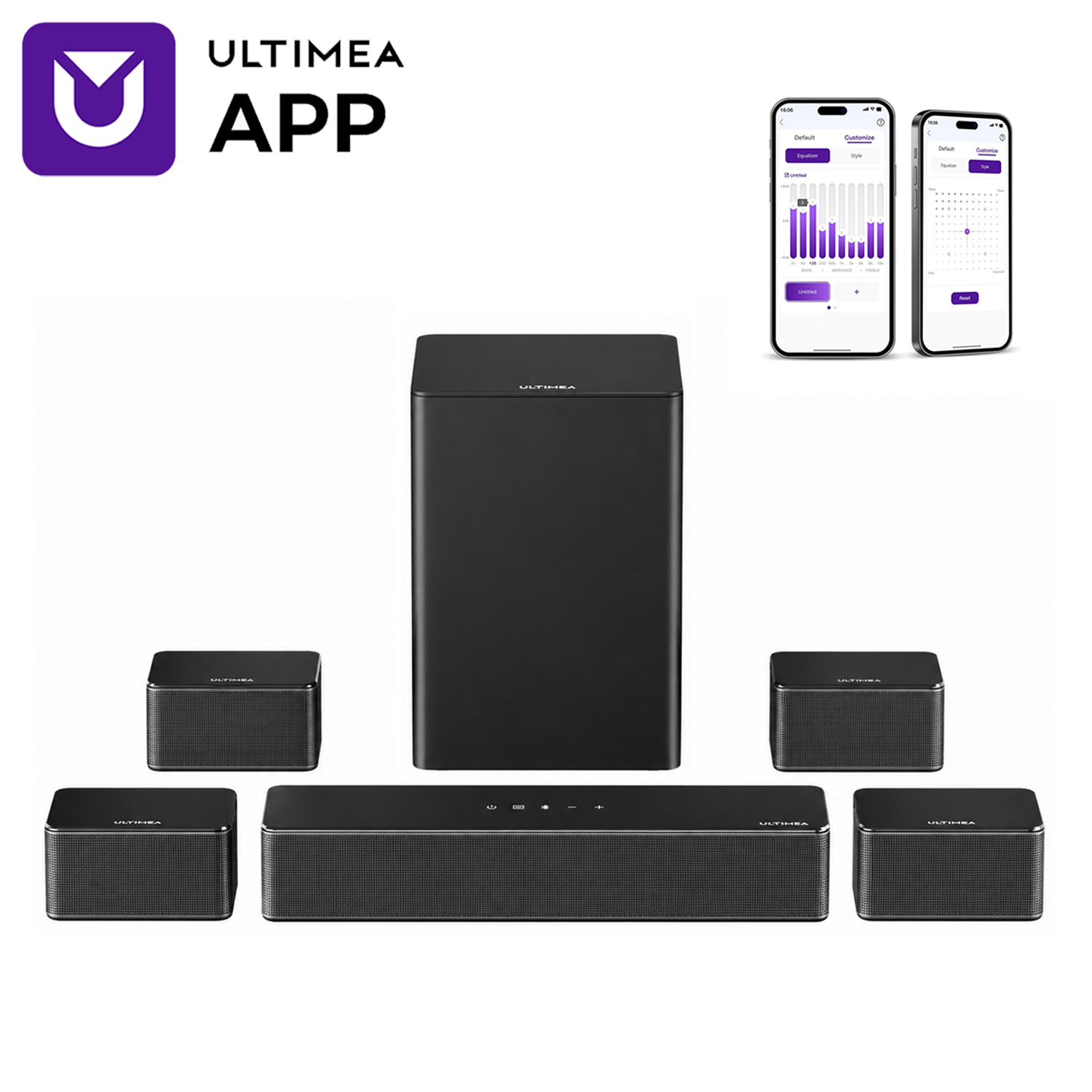 Home Cinema In - ULTIMEA 7.1 Surround Sound System Sound