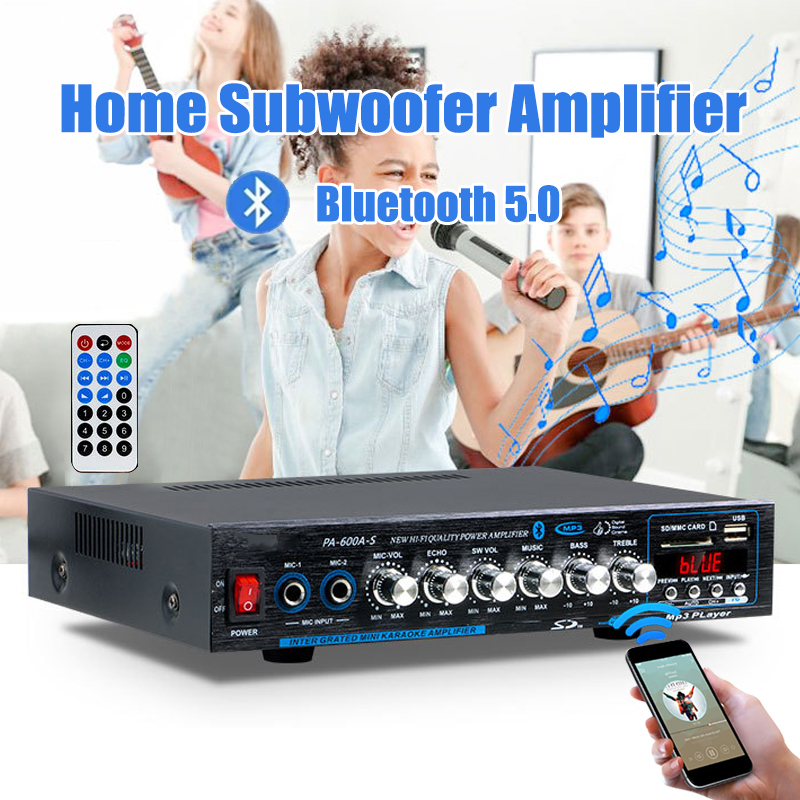 Home Cinema Audio System - High Power Professional Hifi Bluetooth Amplifier