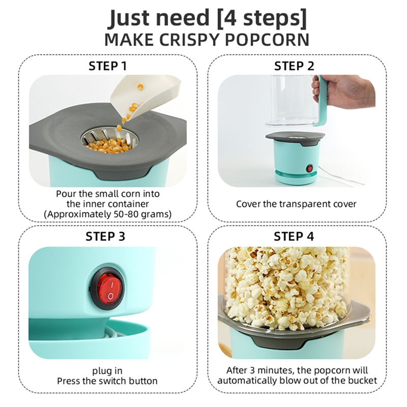 Popcorn Machine Home - Popcorn Machine Household Healthy Hot Air