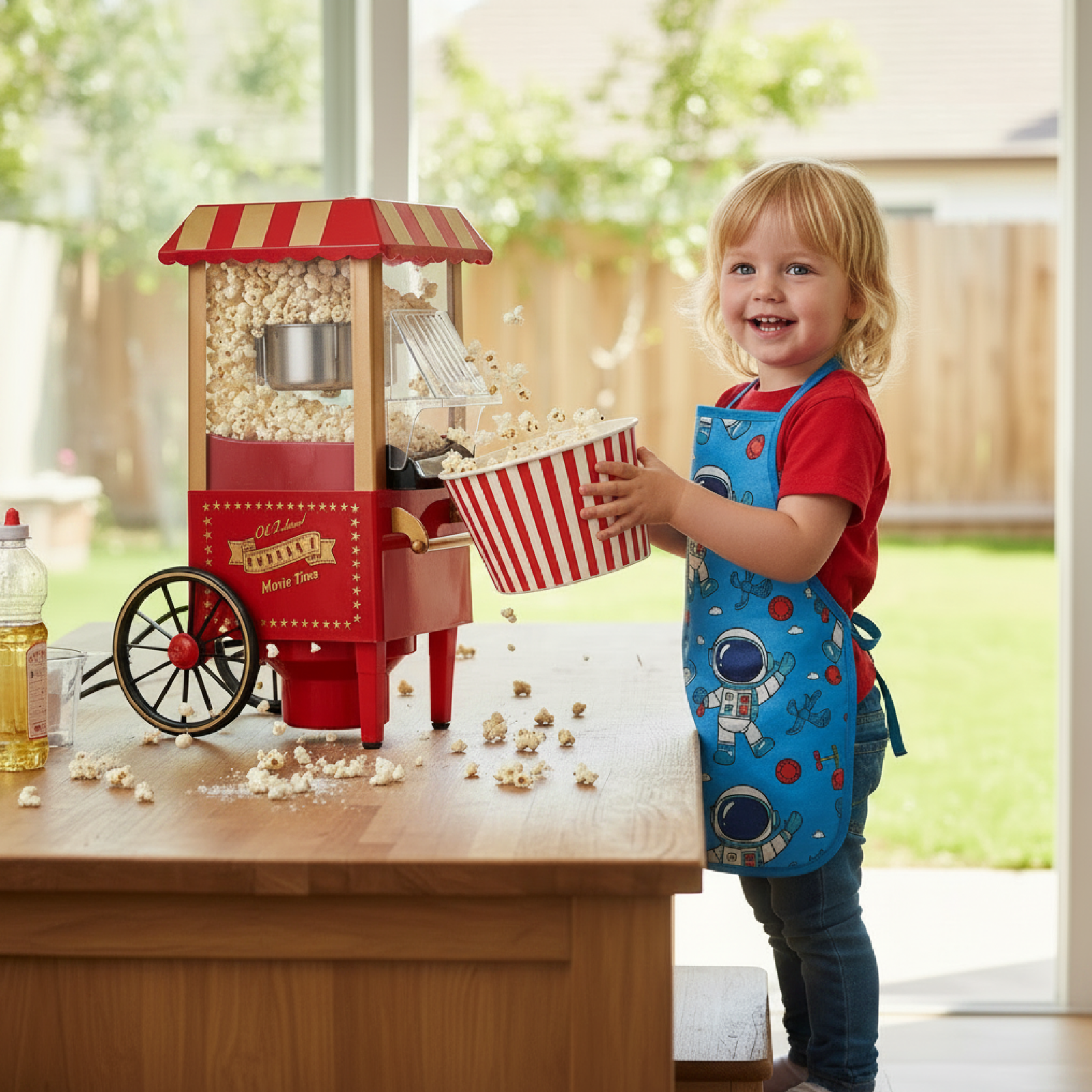 Popcorn Machine Home - Popcorn Maker Retro Machine Popcorn Making