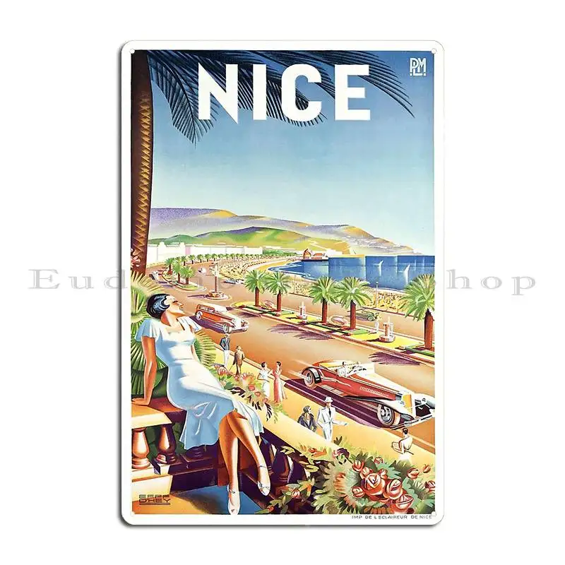 1935 Nice France Travel Poster - Home Cinema France 评论和价格