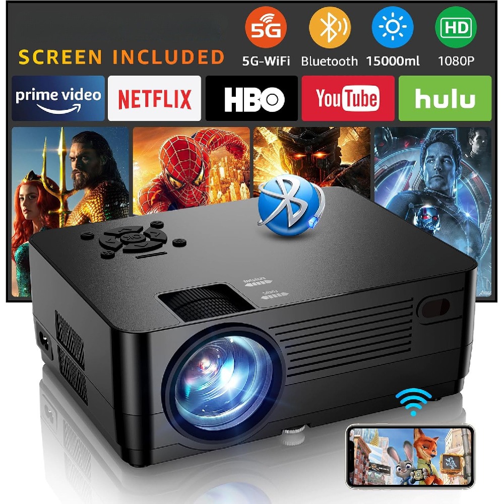5G WiFi Bluetooth Native 1080P - Home Cinema Tv Screen 评论和价格