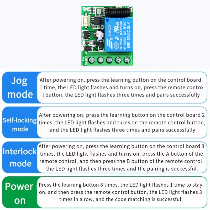 433MHz DIY Wireless Switch DC  - Home Cinema Diy 评论和价格