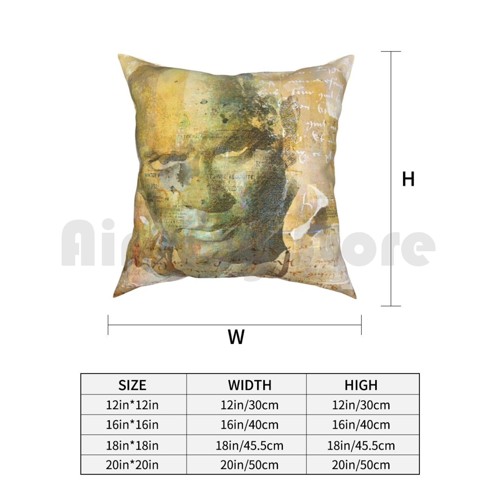 Yul Pillow Case Printed Home S - Home Cinema Diy 评论和价格