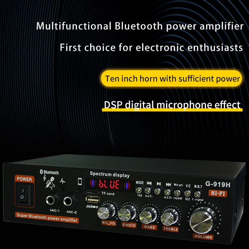 G-919H 1000W Home Power Amplif - Home Cinema Audio System 评论和价格