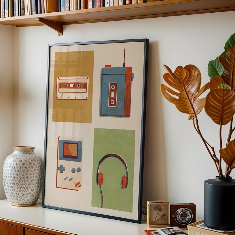 Minimalist 90s Pop Culture Pos - Home Cinema Gifts 评论和价格