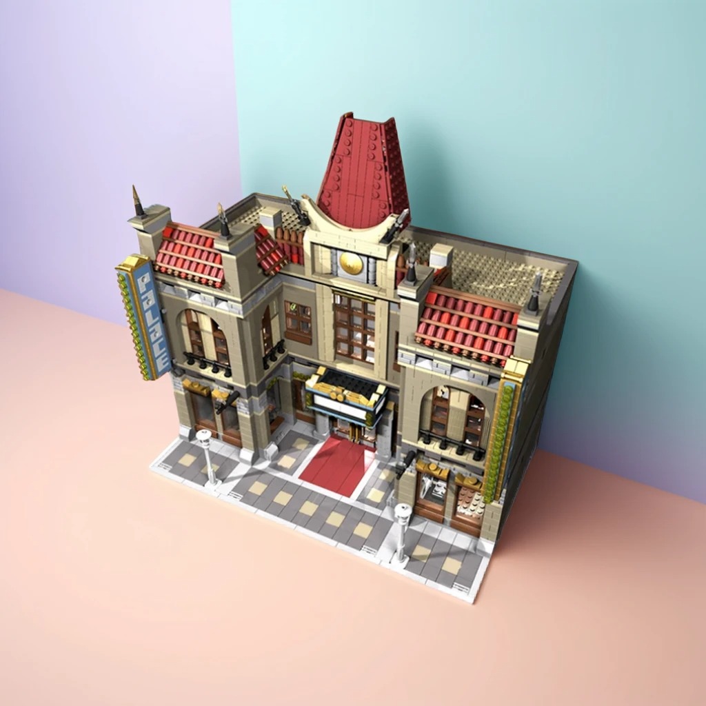 3486PCS MOC Street View Chines - Home Cinema Diy 评论和价格