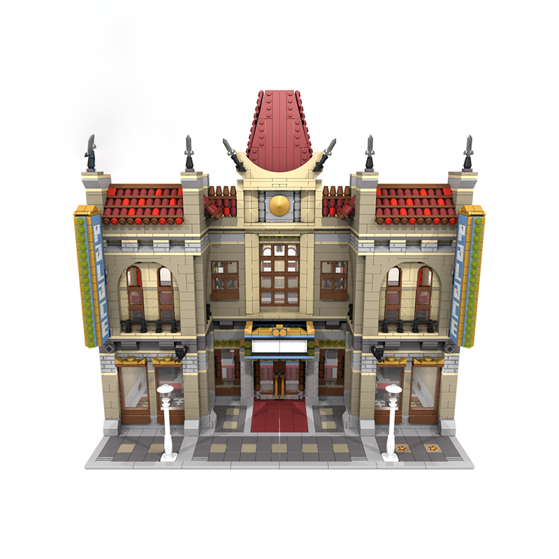 3486PCS MOC Street View Chines - Home Cinema Diy 评论和价格