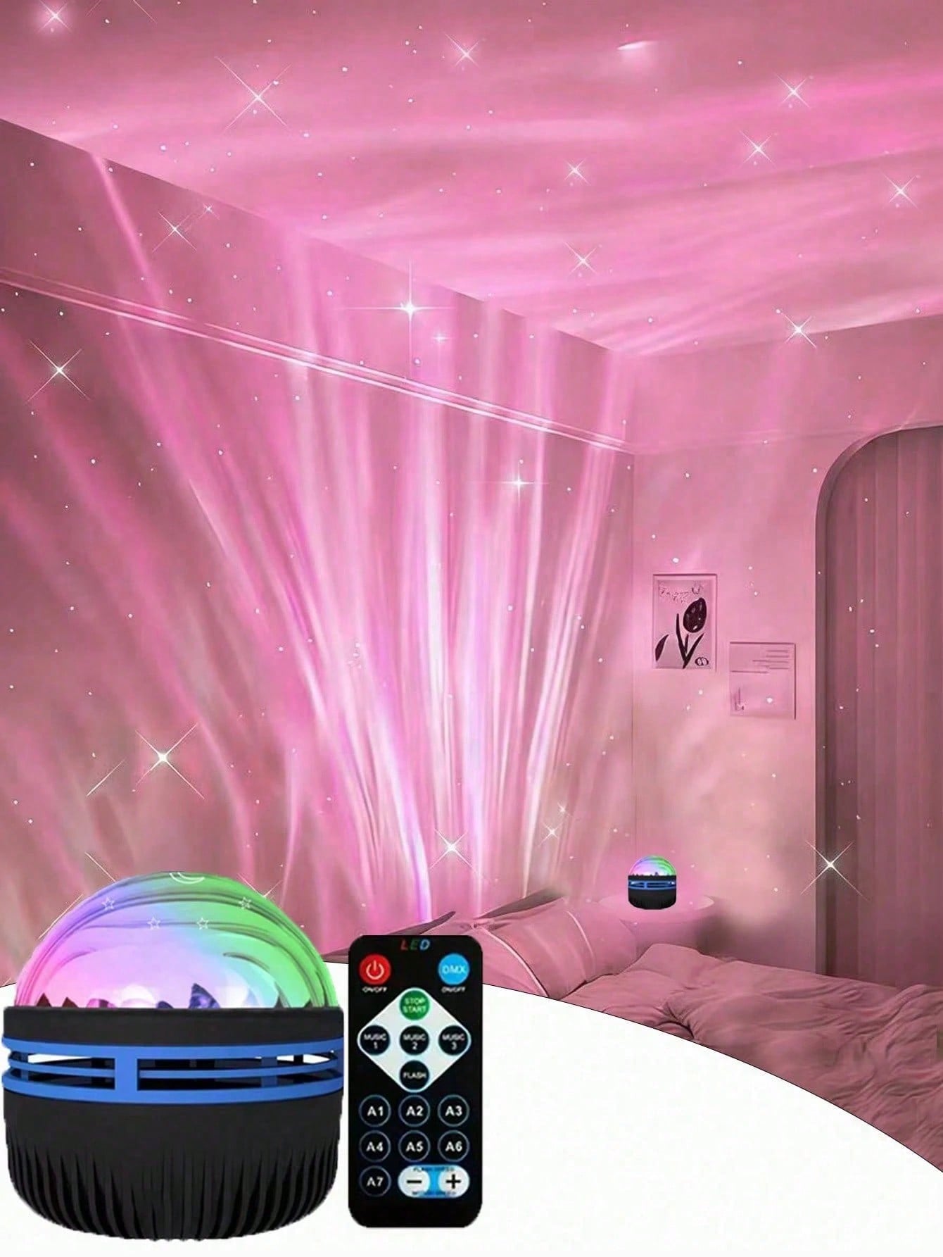 1pc LED Northern Lights Aurora - Home Cinema Gifts 评论和价格