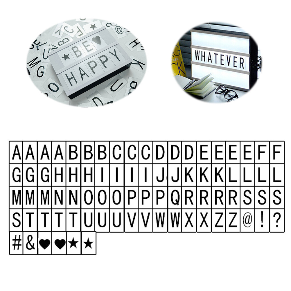 170Pcs LED Light Box Letters a - Home Cinema Diy 评论和价格
