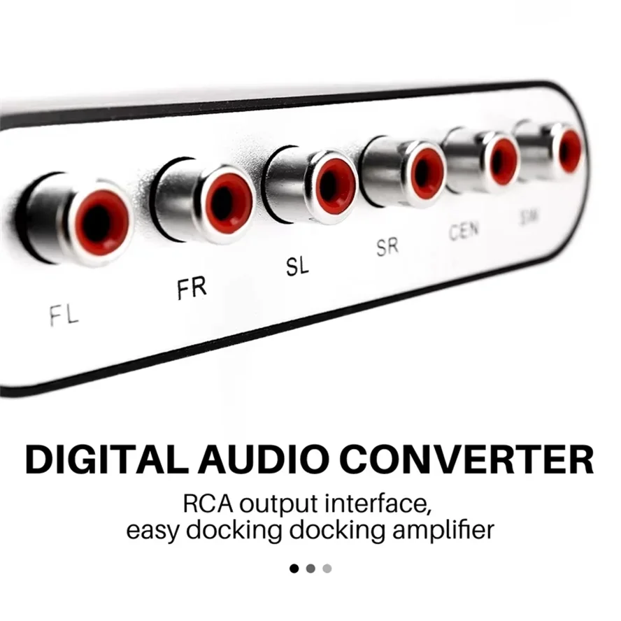 Digital to Analog 5.1 Audio De - Surround Sound Decoder 评论和价格