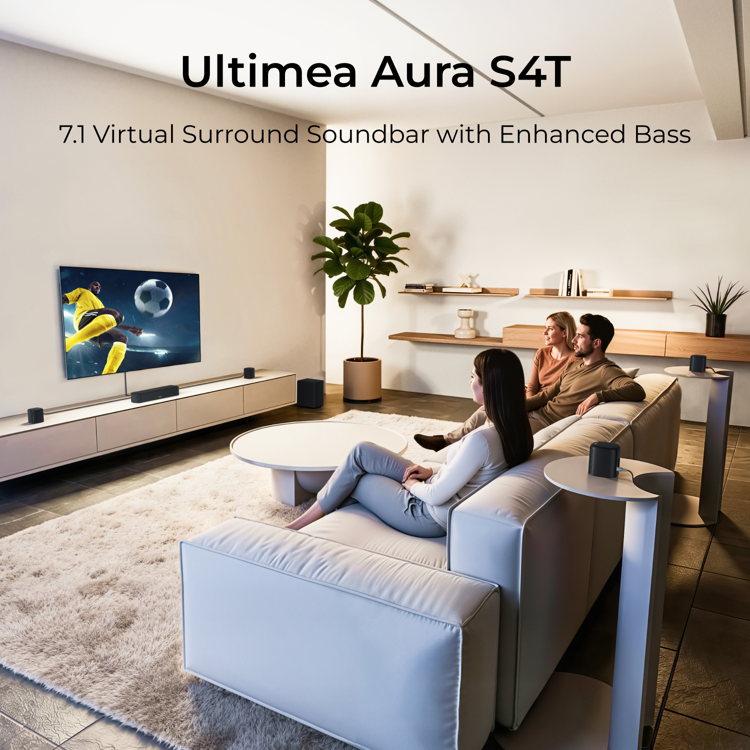 ULTIMEA 7.1ch Sound Bar with S - Home Theater Speaker 评论和价格