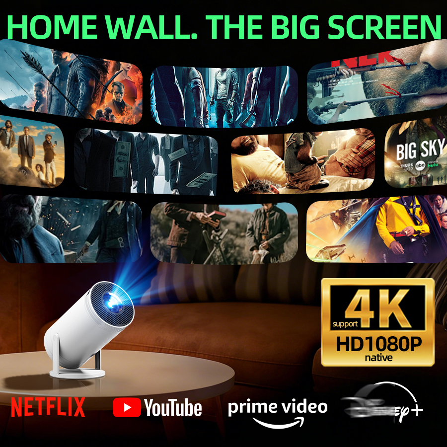 4K home theater projector, bui - Home Cinema Gifts 评论和价格
