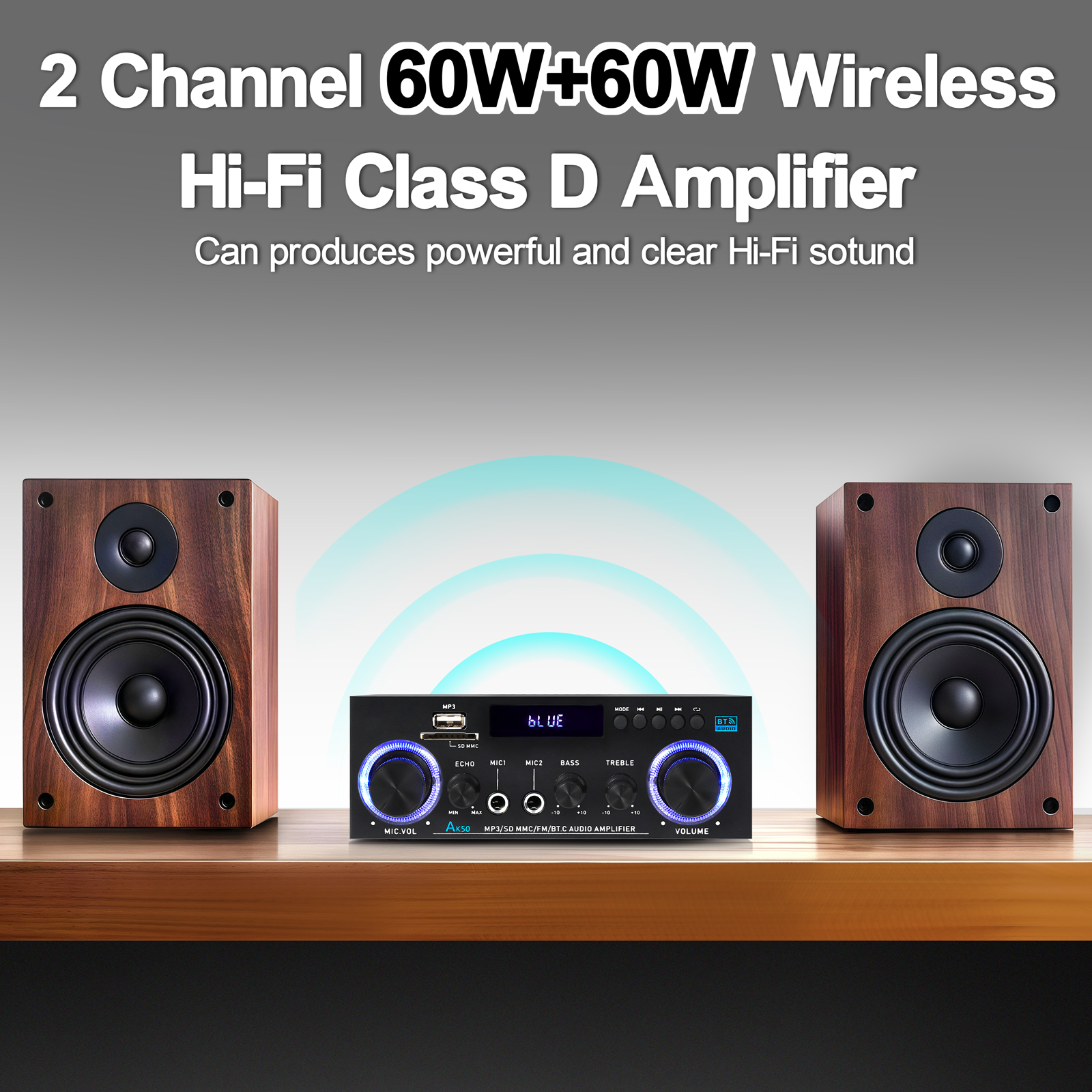 Woopker AK50 HIFI Audio Amplif - Home Cinema Audio System 评论和价格