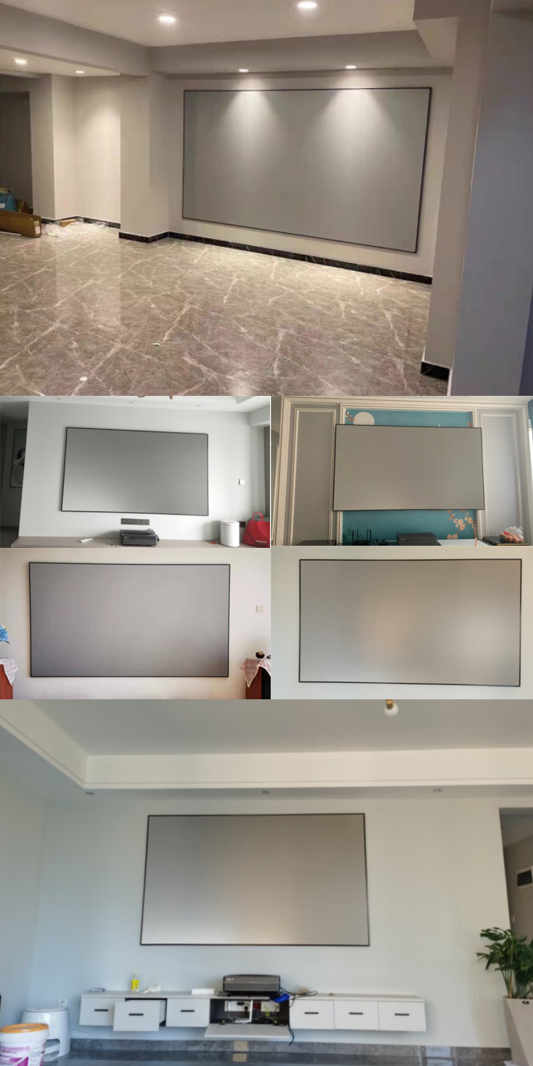 92 Inch 100 Inch 120 Inch Home - Home Cinema Tv Screen 评论和价格