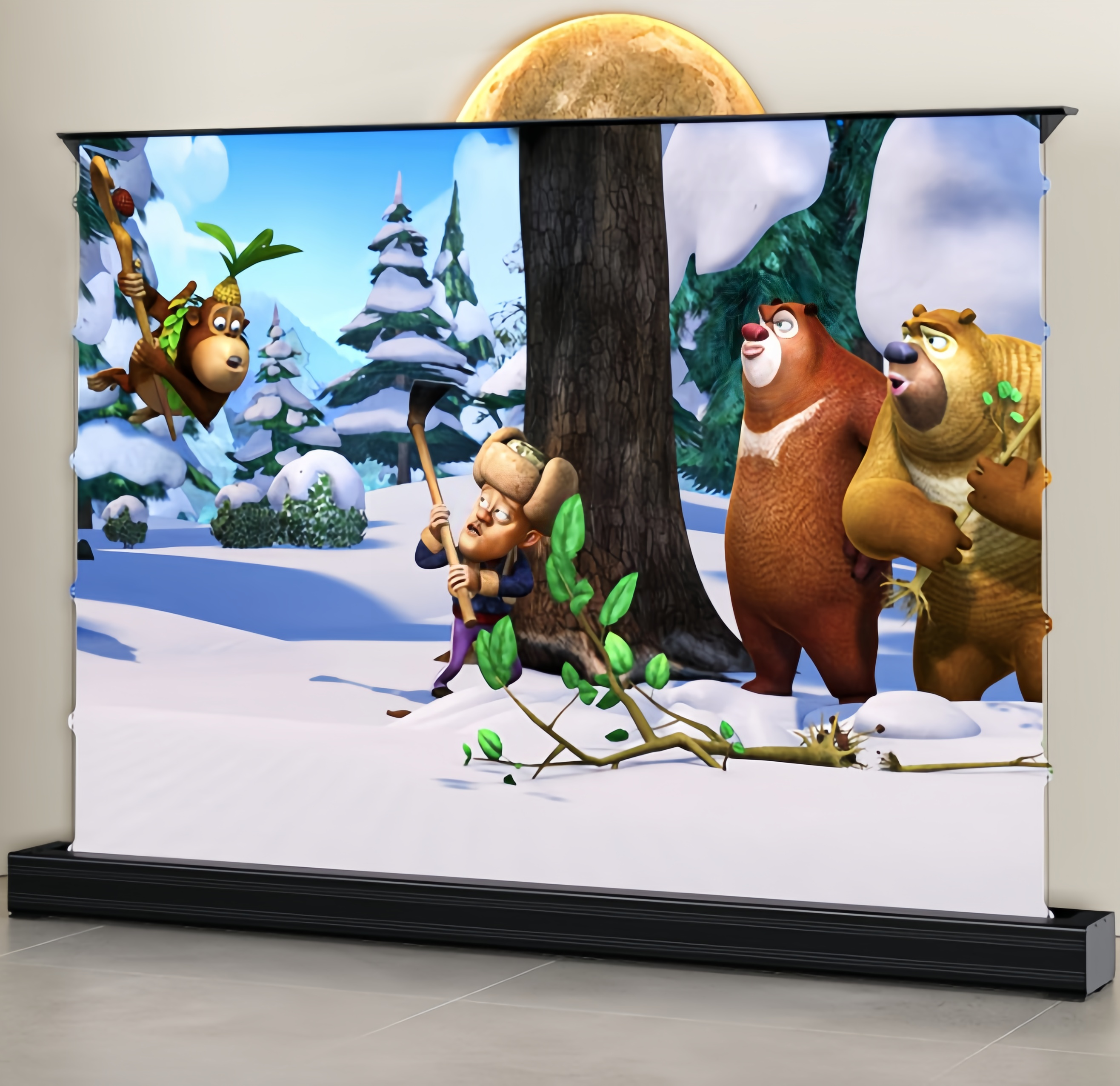 Electric Floor Rising Projecti - Home Cinema Tv Screen 评论和价格