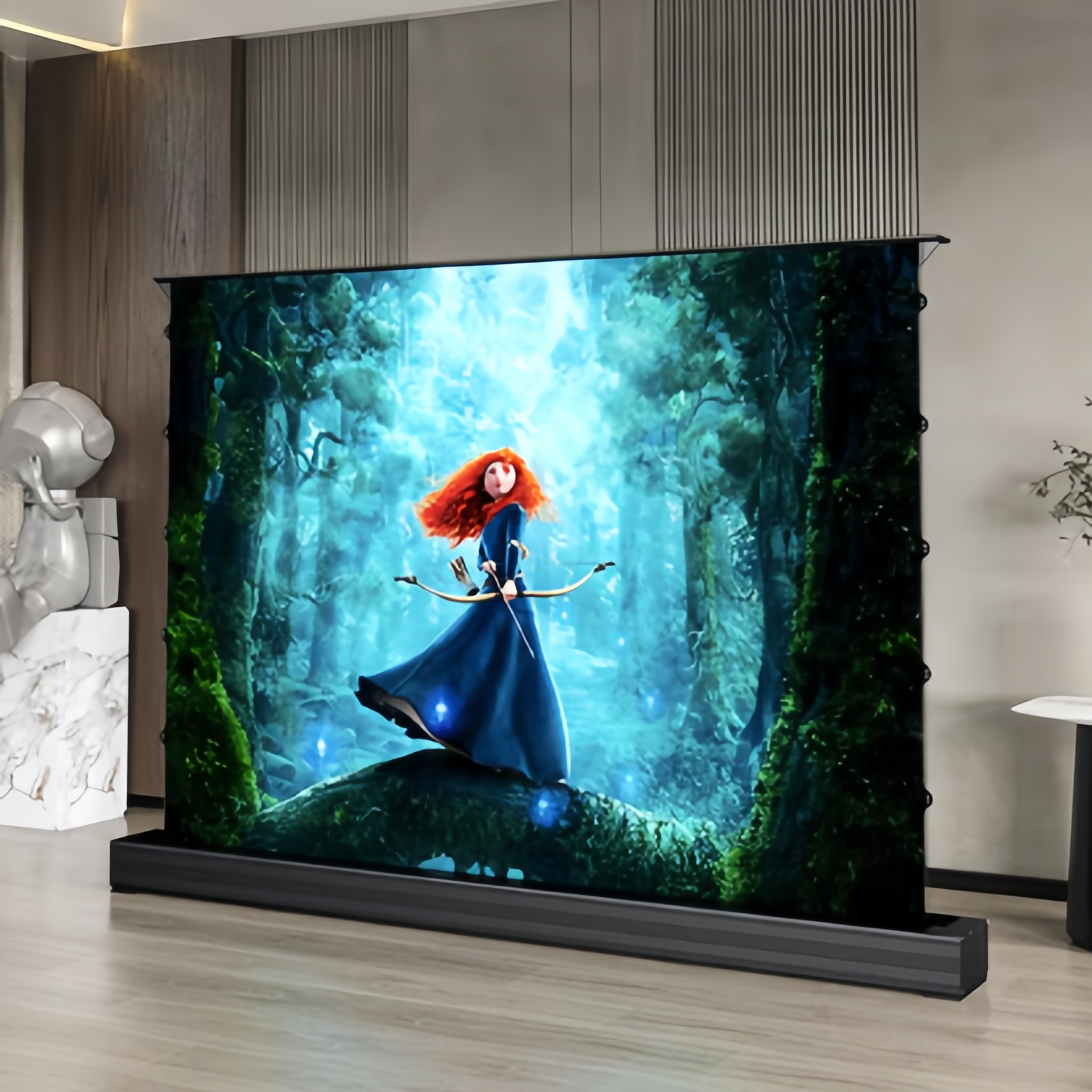 Electric Floor Rising Projecti - Home Cinema Tv Screen 评论和价格