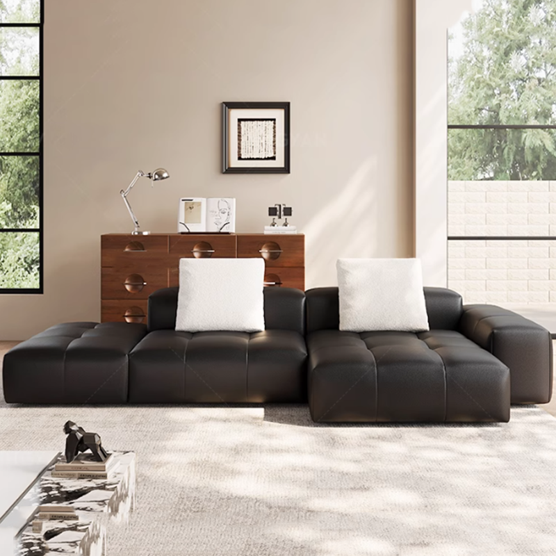 Nordic Leather Compressed Sofa - Home Cinema Design 评论和价格