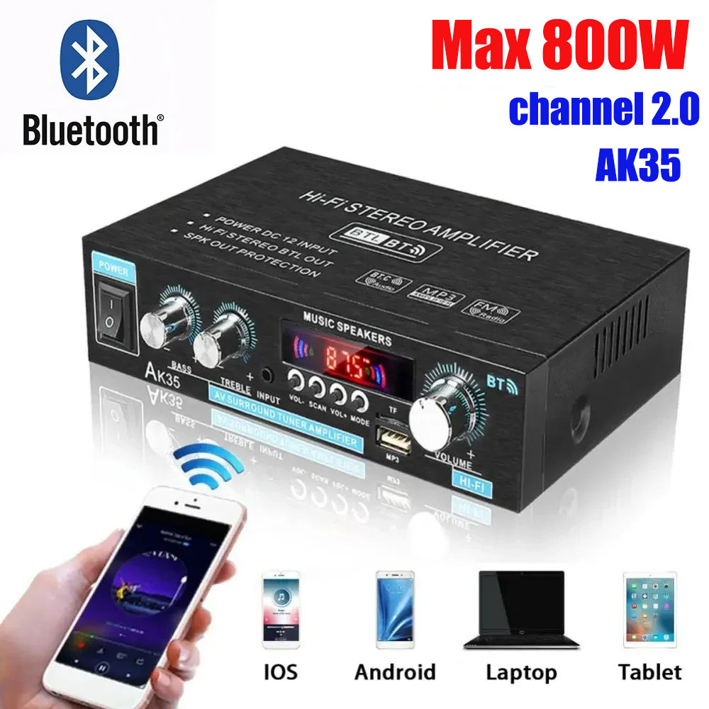 HiFi Digital AK35 Bluetooth Am - Home Cinema Audio System 评论和价格