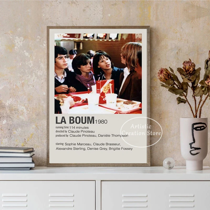La Boum Vintage Movie Posters  - Home Cinema Gifts 评论和价格