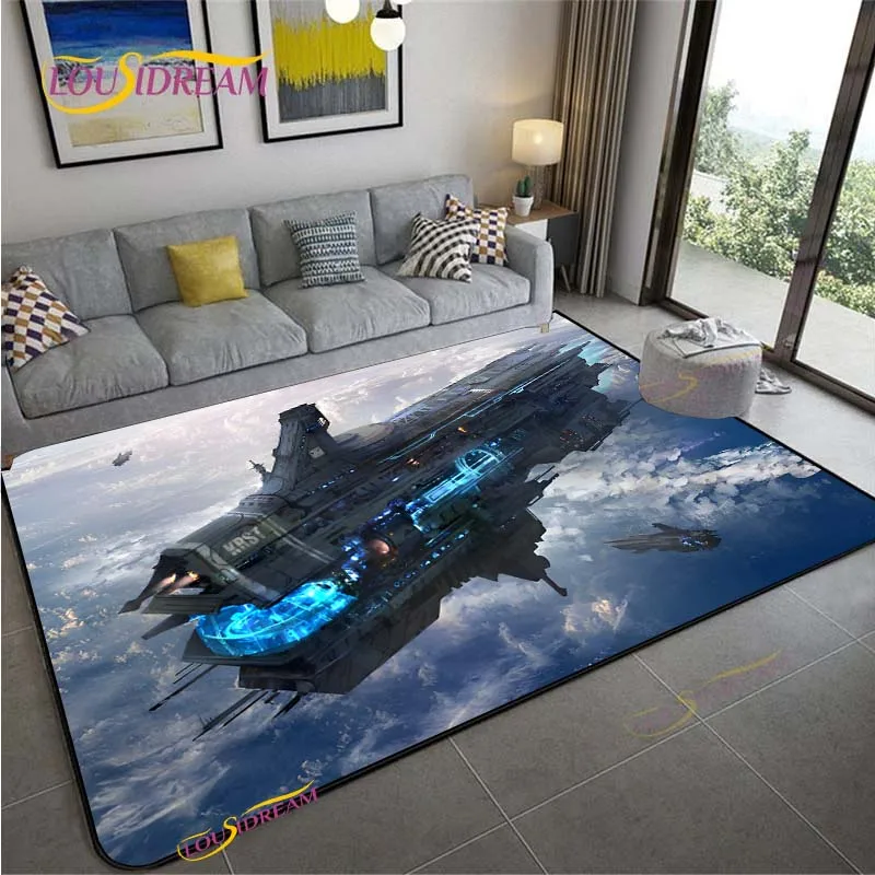 3D Space Ship Station Carpet f - Home Cinema Gifts 评论和价格