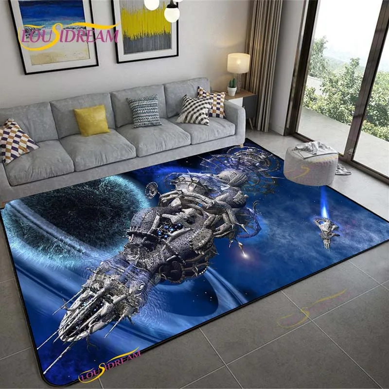 3D Space Ship Station Carpet f - Home Cinema Gifts 评论和价格