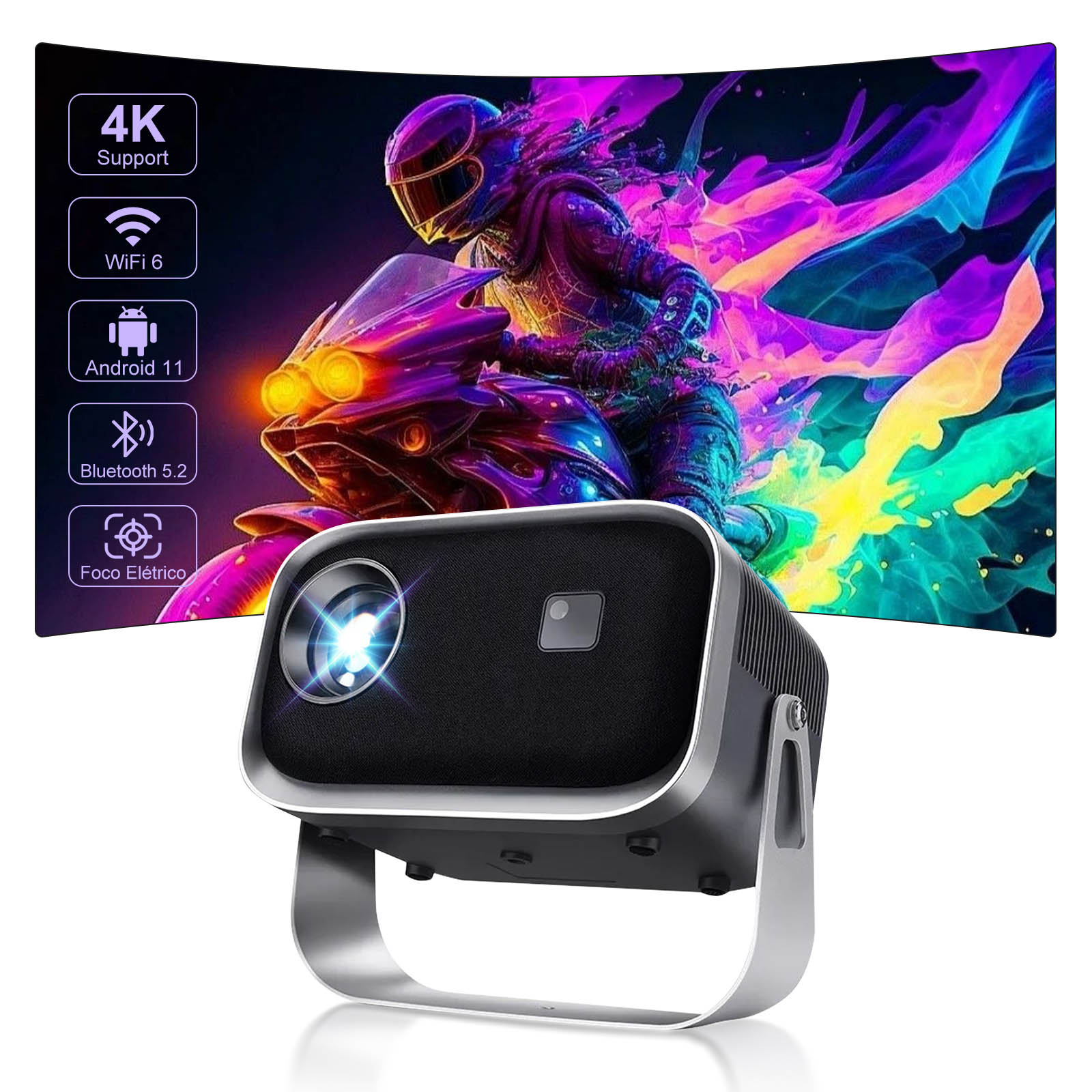 Salange Projector P28B Mini Ho - Home Cinema Projector Xiaomi 评论和价格