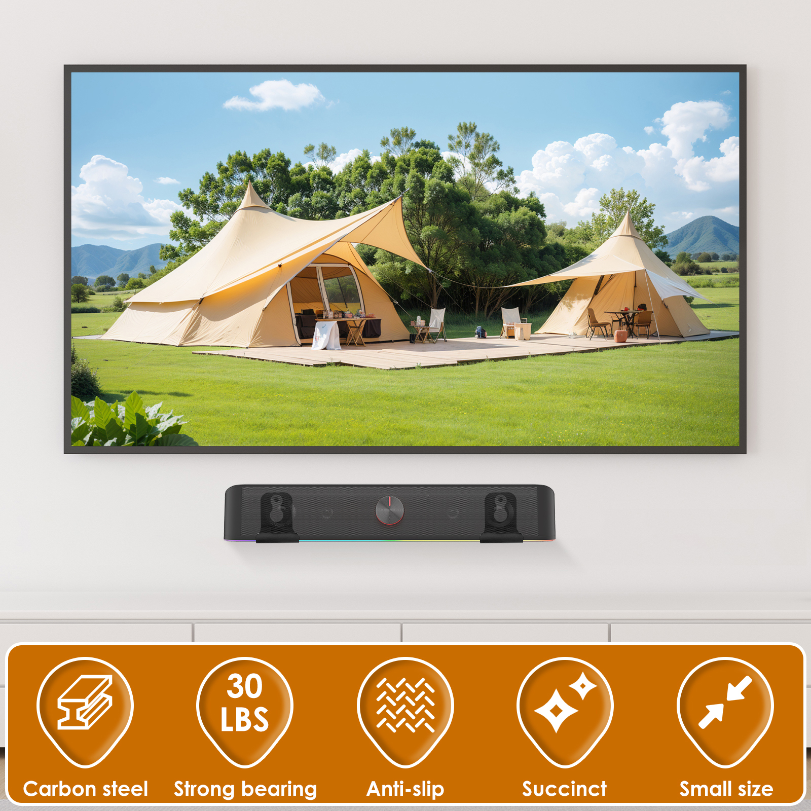 2Pcs Soundbar Speaker Stands W - Home Cinema In 评论和价格