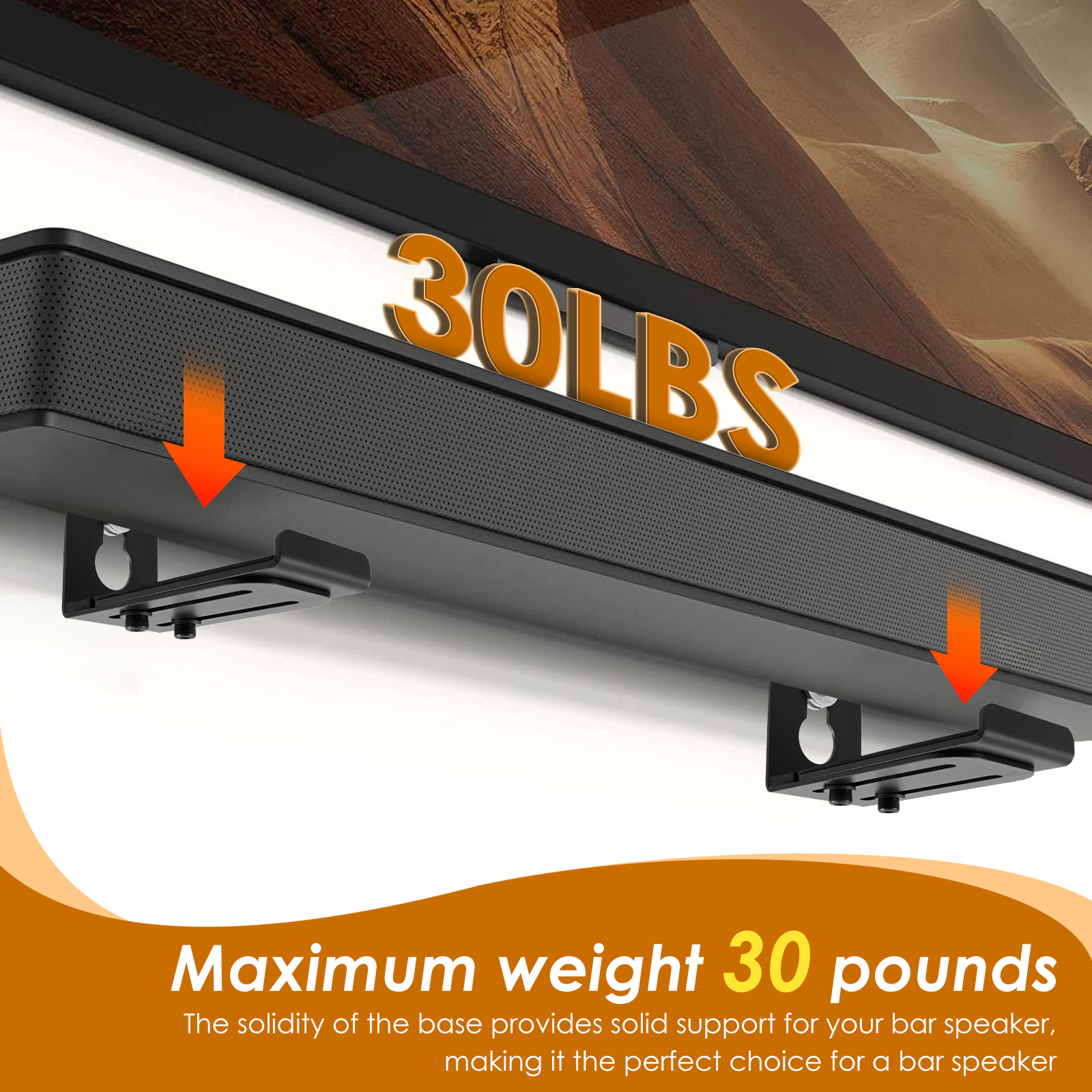2Pcs Soundbar Speaker Stands W - Home Cinema In 评论和价格