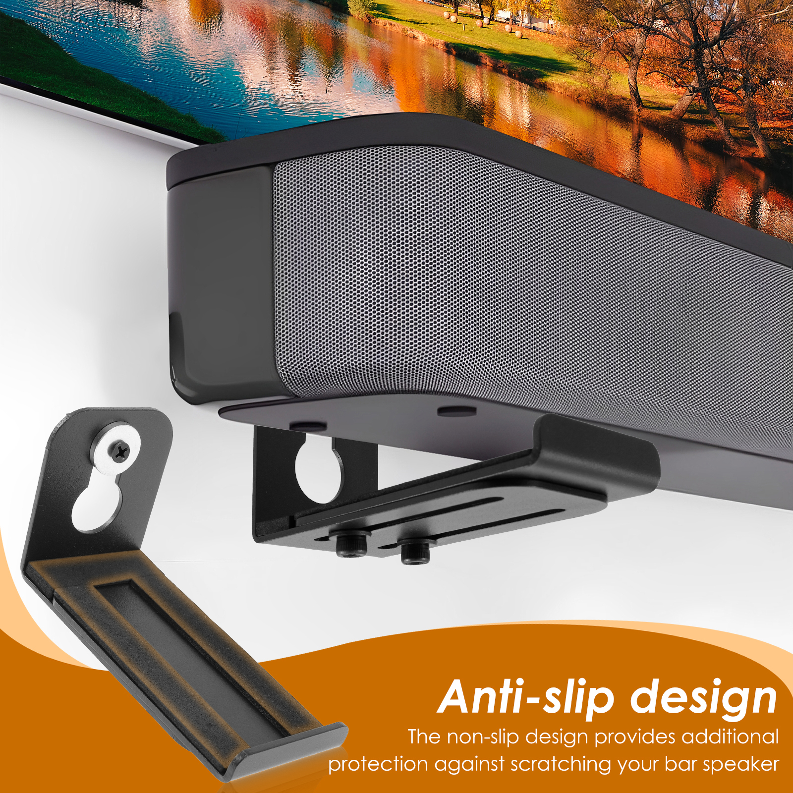 2Pcs Soundbar Speaker Stands W - Home Cinema In 评论和价格