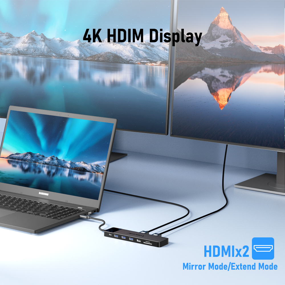 Lemorele 13-in-1 USB C HUB 4K3 - Home Cinema Usb 评论和价格