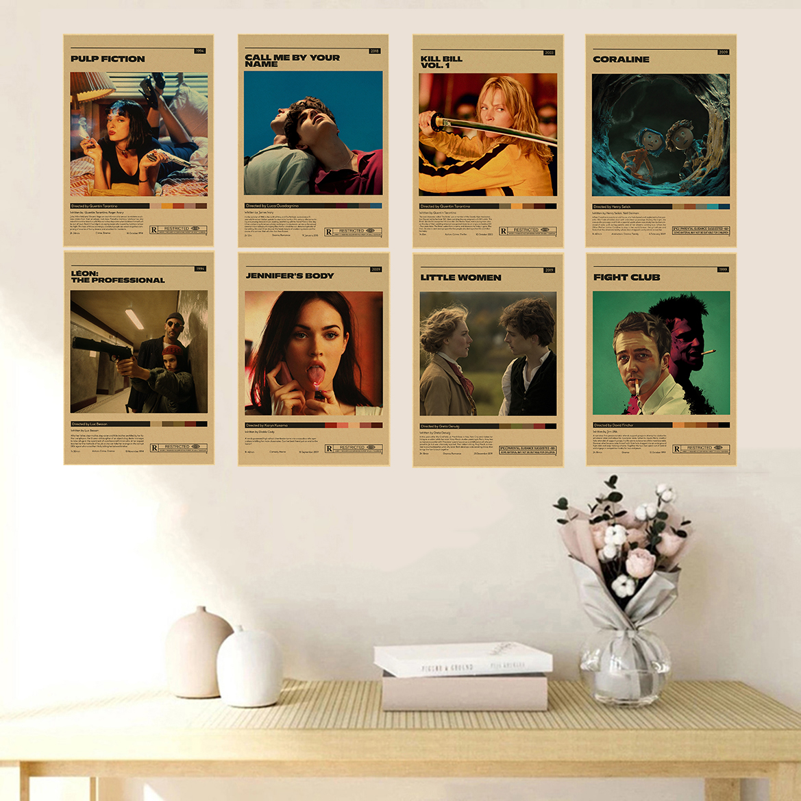 Classic Movie Posters Pulp Fic - Home Cinema Diy 评论和价格