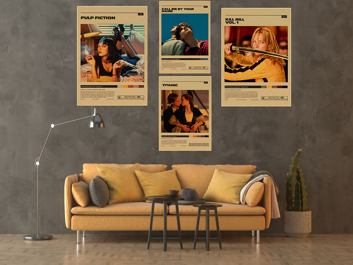 Classic Movie Posters Pulp Fic - Home Cinema Diy 评论和价格