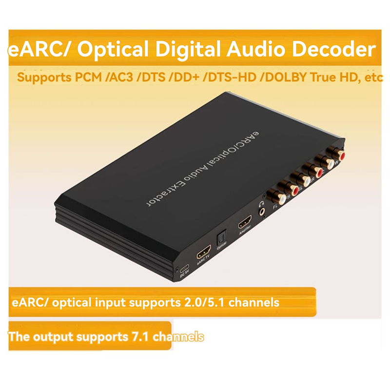 B04C-Audio Decoder 7.1 Channel - Surround Sound Decoder 评论和价格