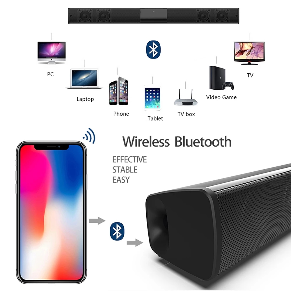 40W Bluetooth Speaker column H - Home Cinema Chairs 评论和价格