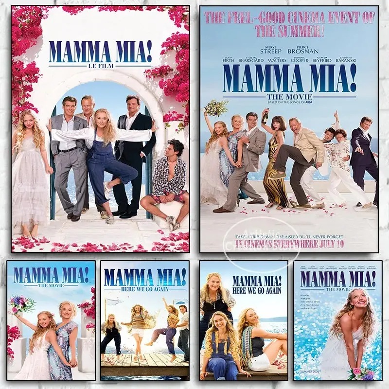 Mamma Mia! Poster Classic TV S - Home Cinema Gifts 评论和价格